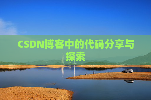 CSDN博客中的代码分享与探索